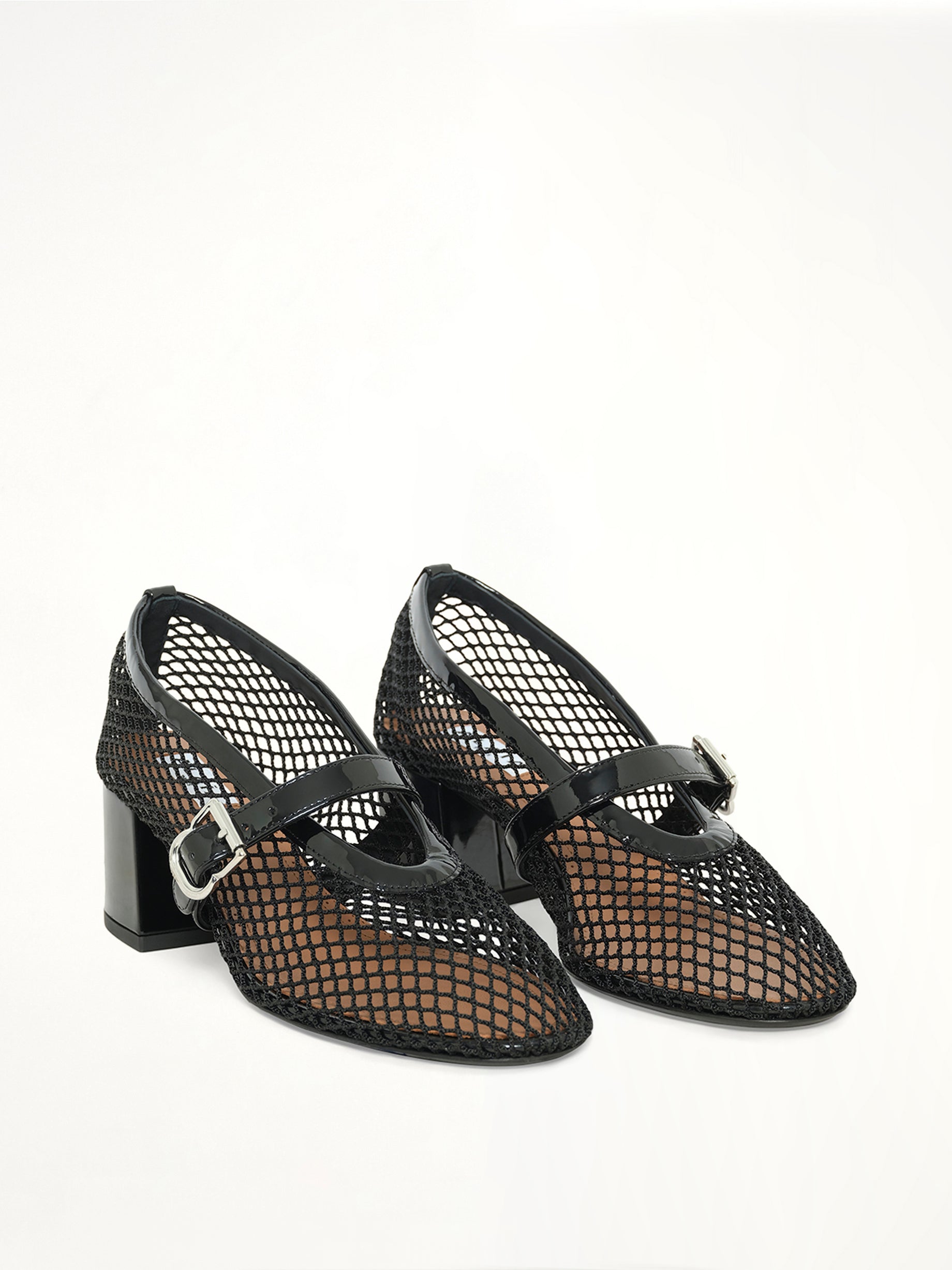 Fishnet Pumps H55 in Black