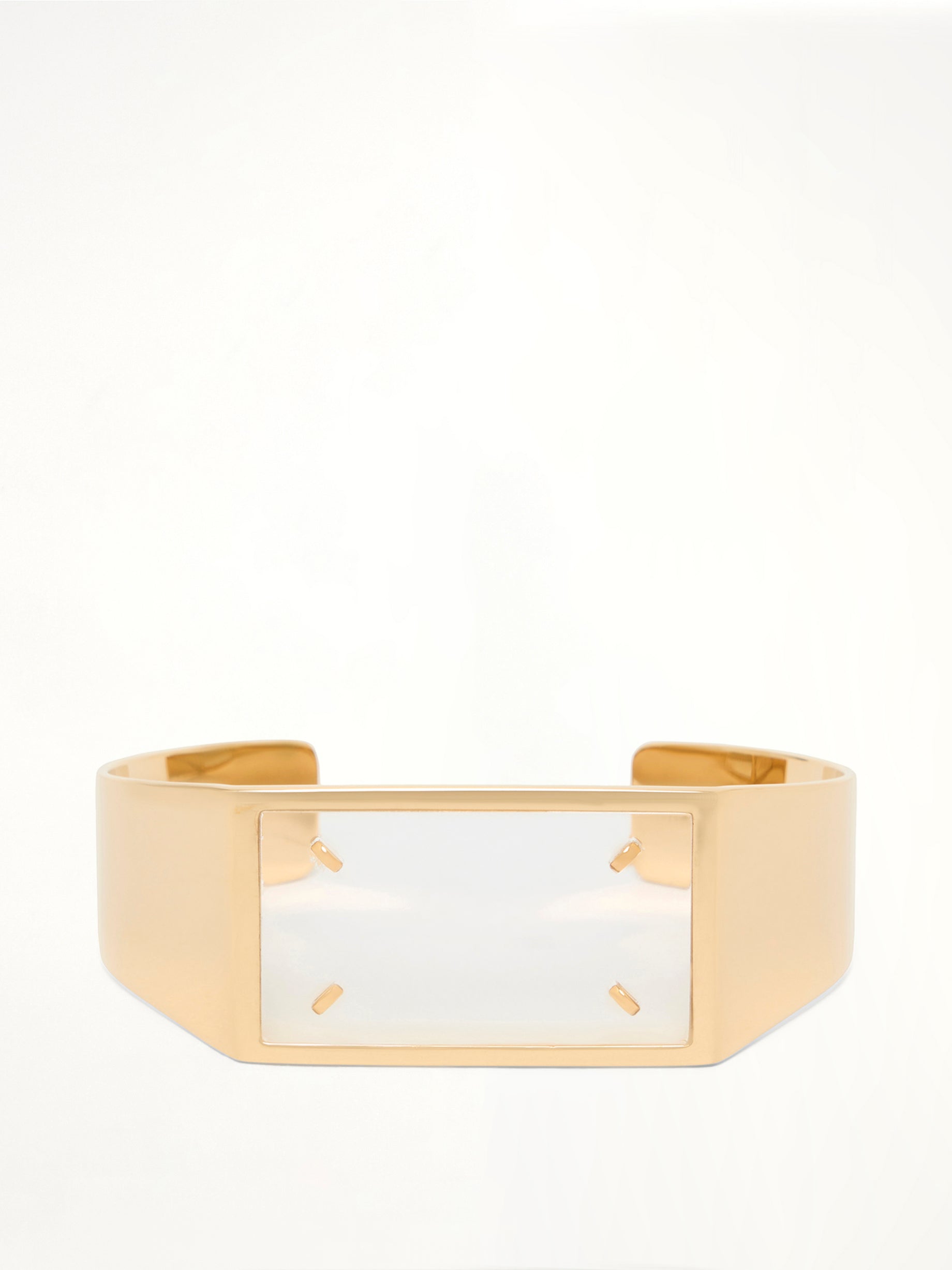 Four Stitches Bracelet in Yellow Gold Plating