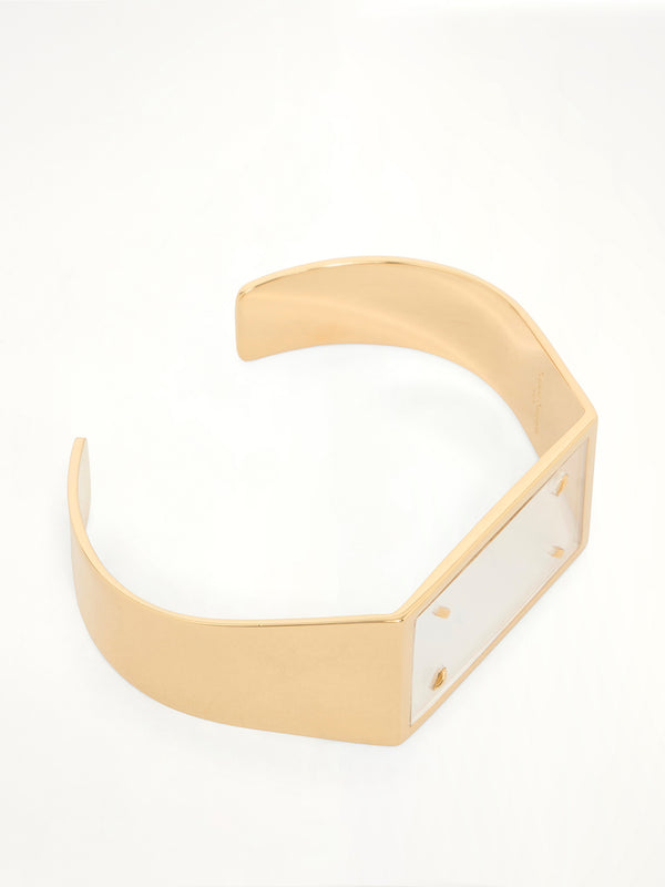 Four Stitches Bracelet in Yellow Gold Plating