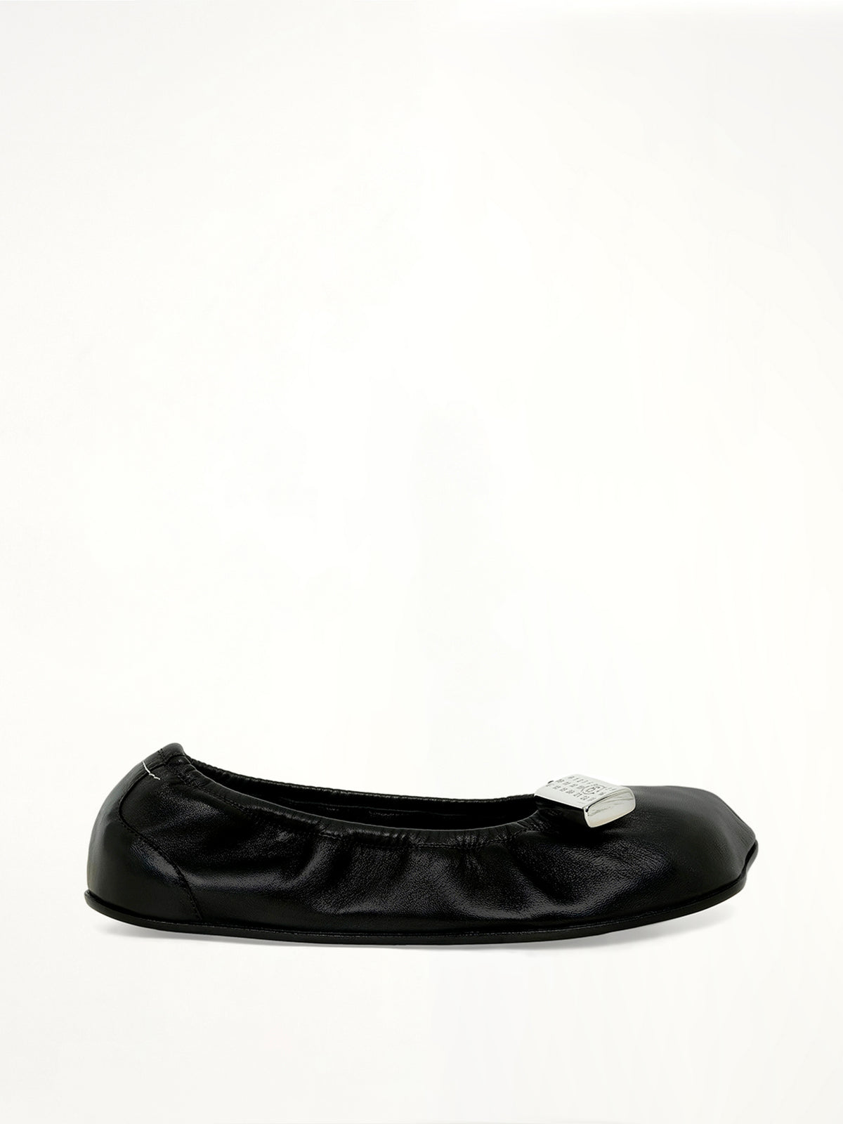 Lock Ballet Shoe in Black