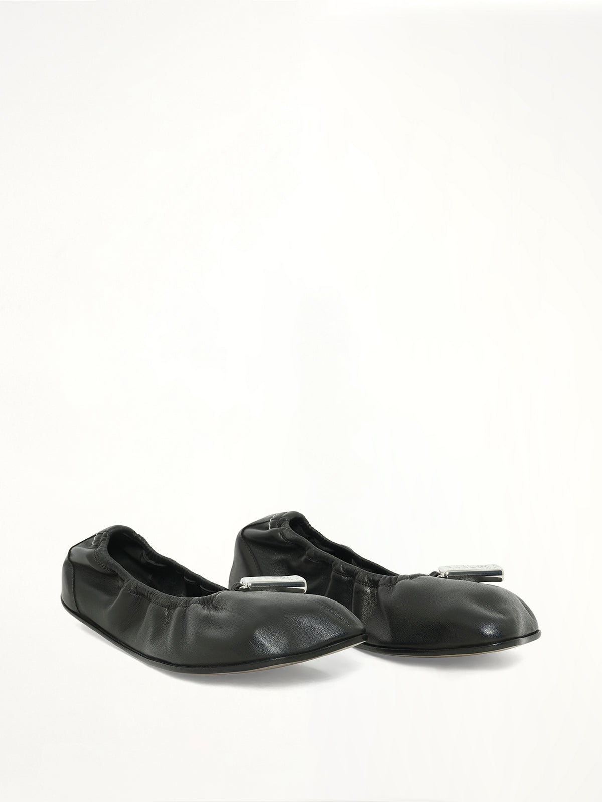 Lock Ballet Shoe in Black