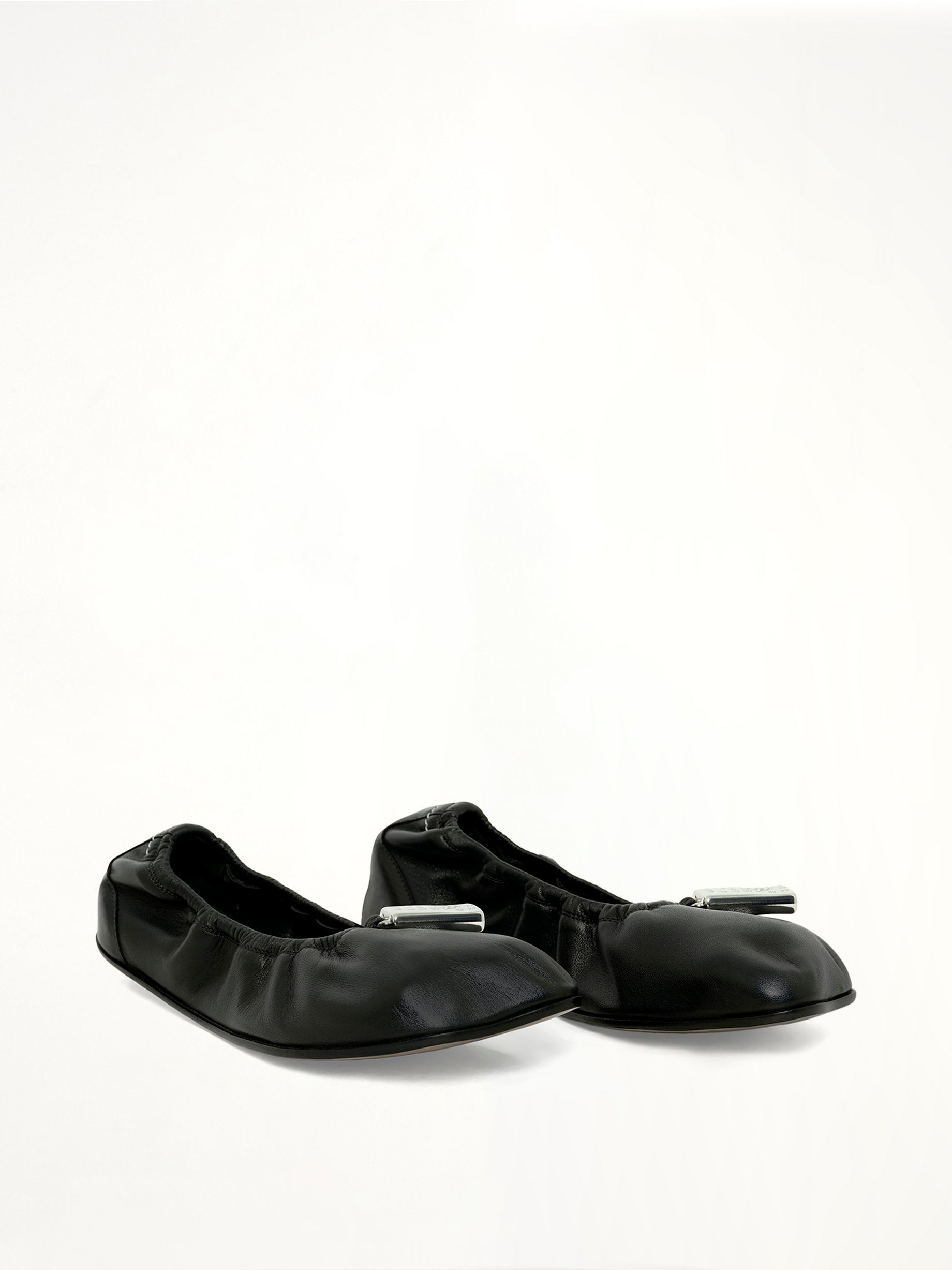 Lock Ballet Shoe in Black