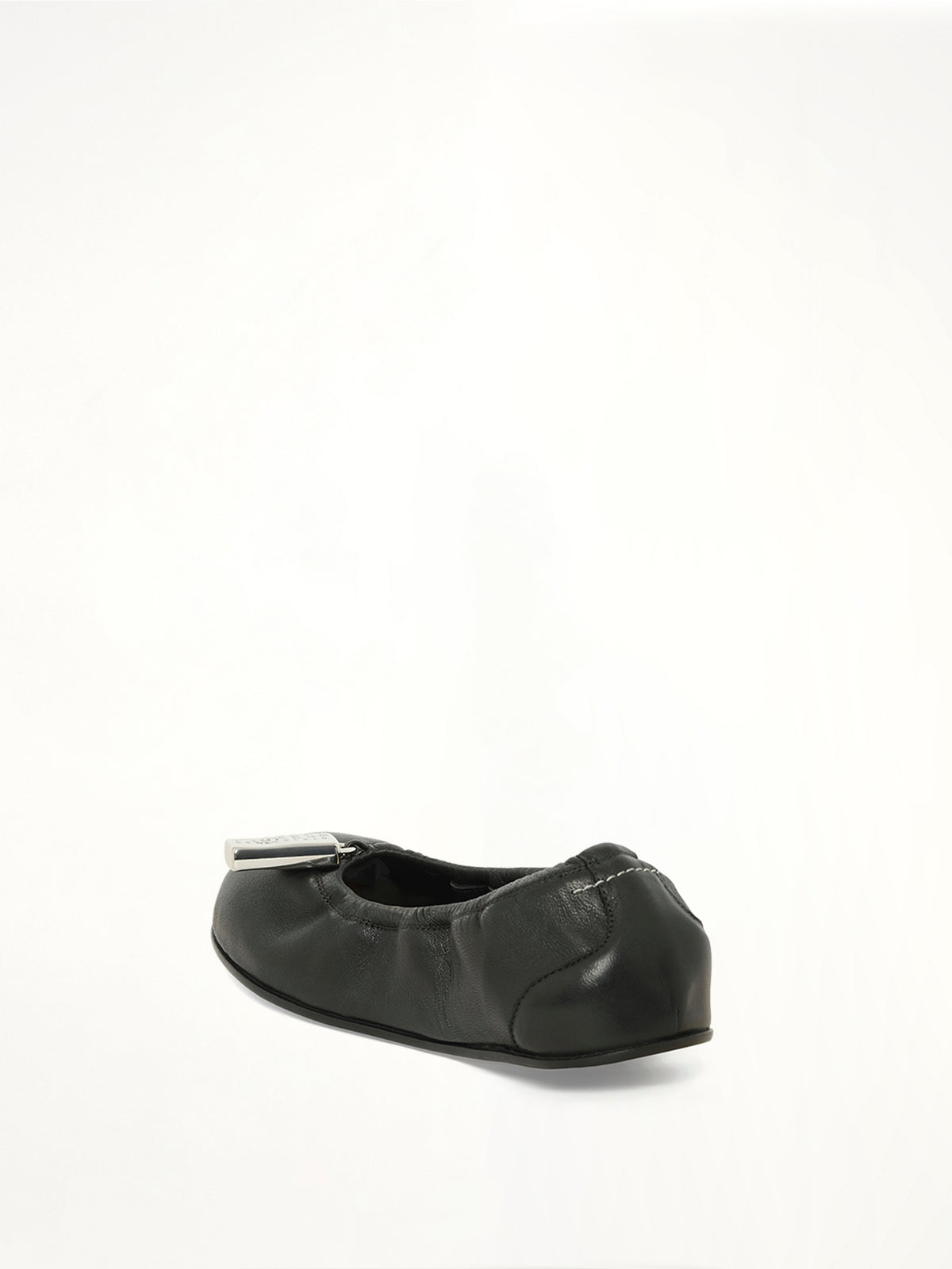 Lock Ballet Shoe in Black
