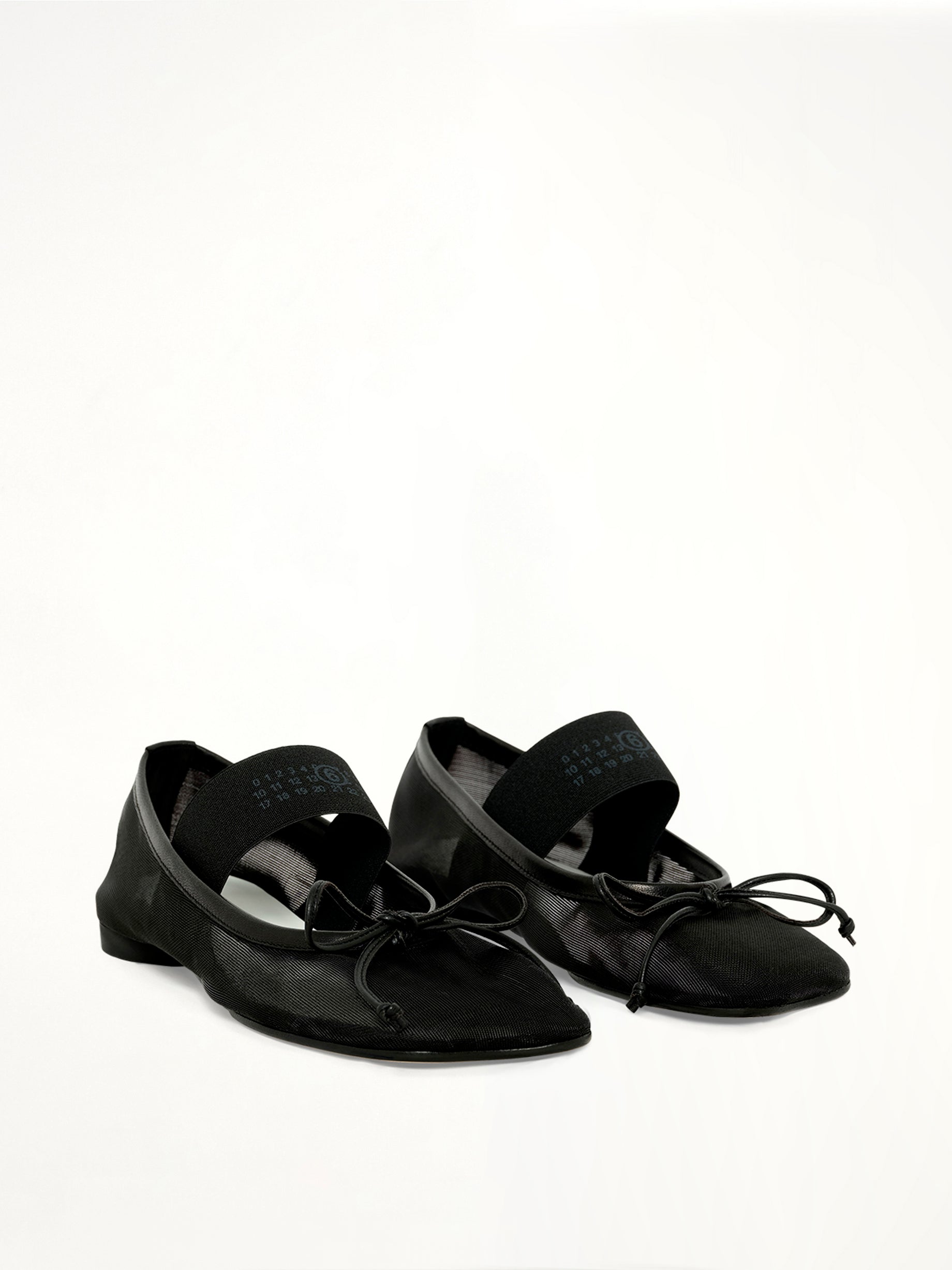 Mesh Ballet Shoe in Black