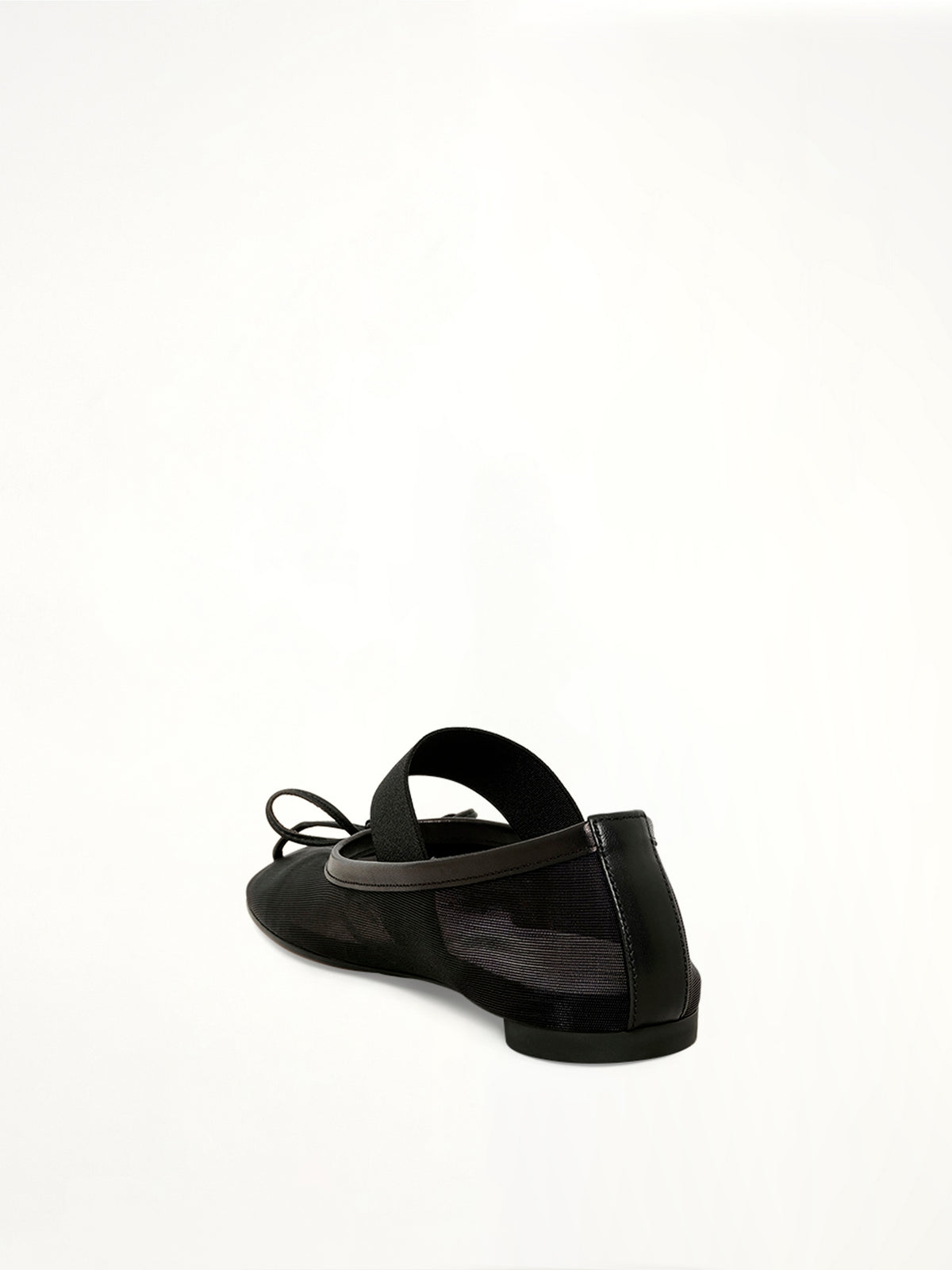 Mesh Ballet Shoe in Black