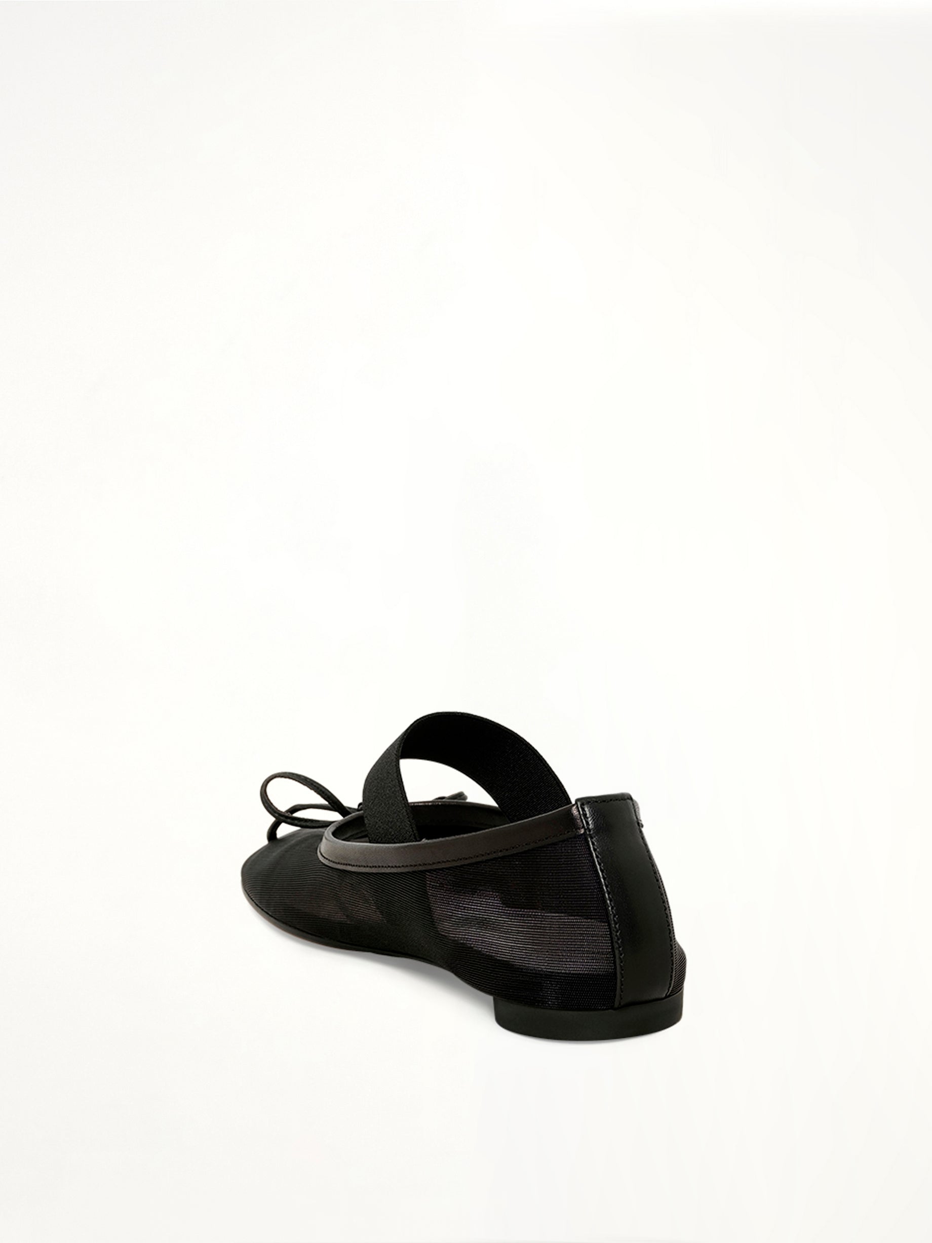 Mesh Ballet Shoe in Black