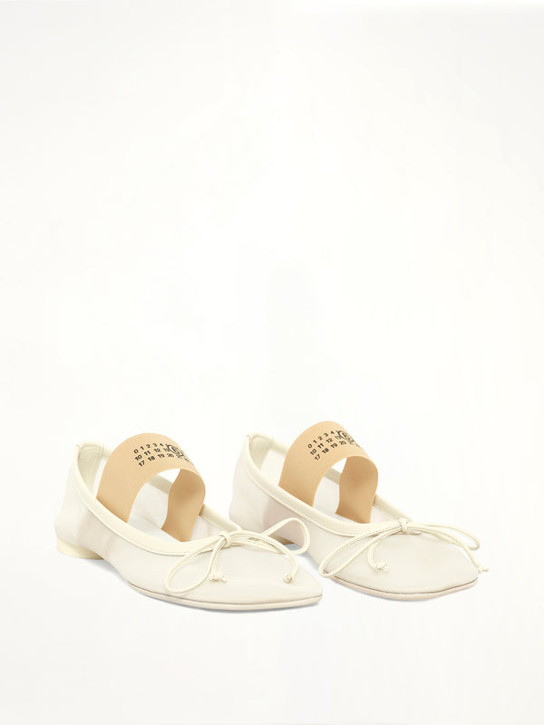 Mesh Ballet Shoe in Bleached Sand
