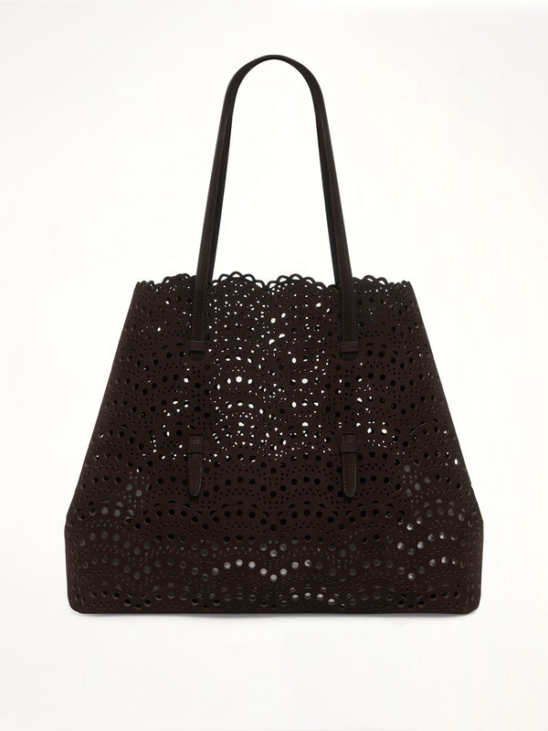 Mina 37 Tote Bag in Brun Fume