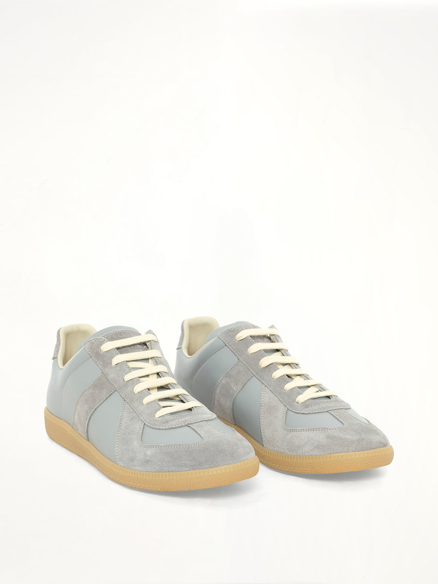 Replica Leather Sneaker in Dawn Blue