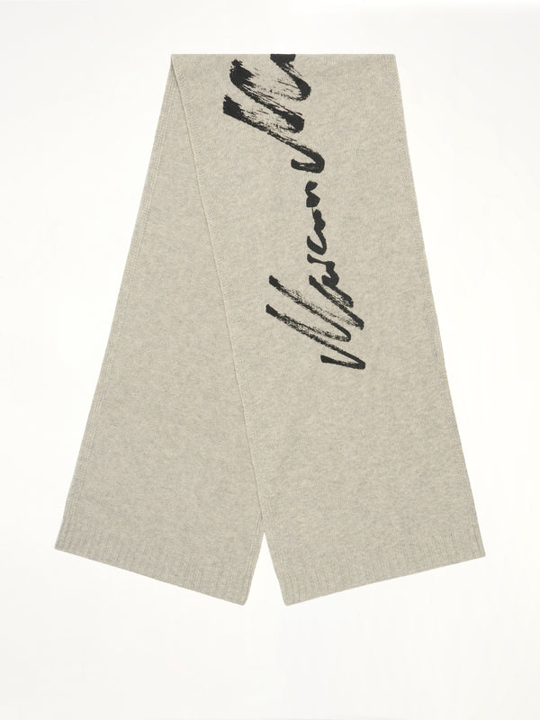 Signature Scarf in Grey Melange