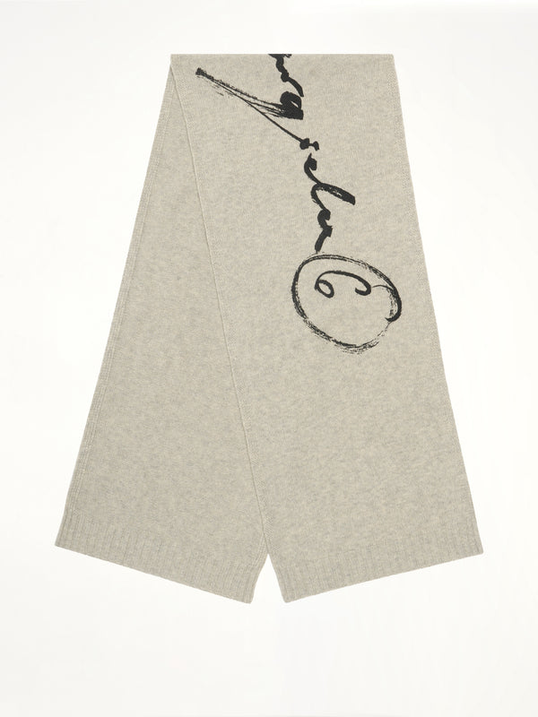 Signature Scarf in Grey Melange