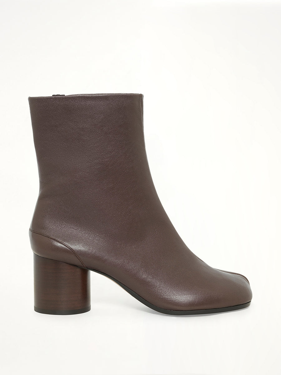 Tabi Ankle Boots 6cm in Moka
