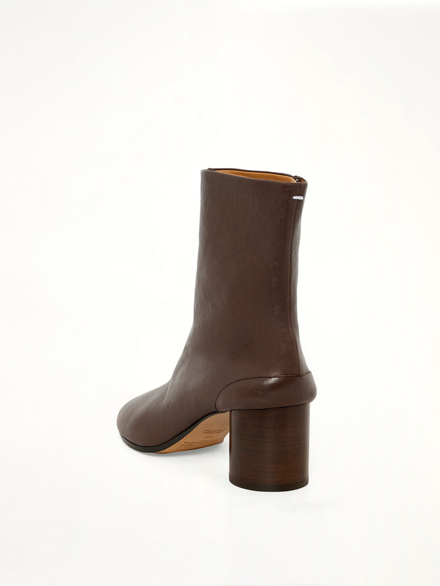 Tabi Ankle Boots 6cm in Moka