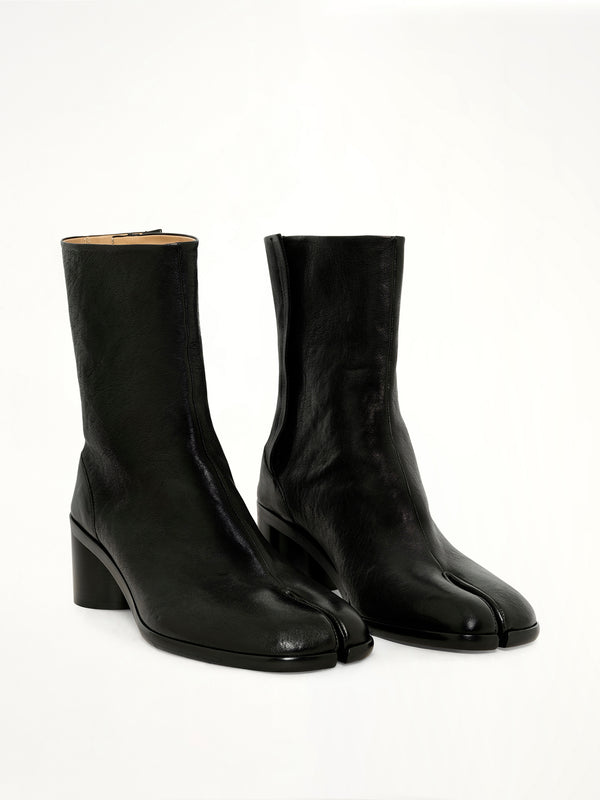 Tabi Ankle Soft Boots H60 in Black