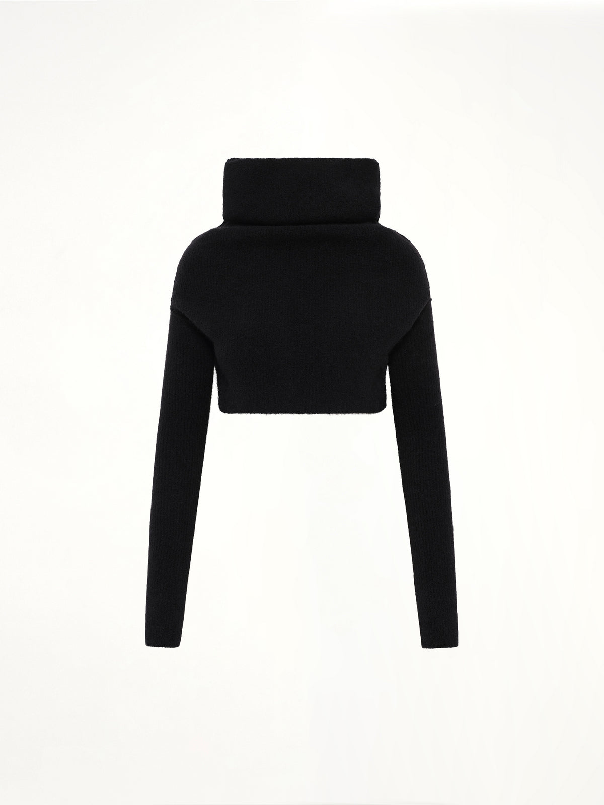 Alpaca Knit LS Cowl in Black