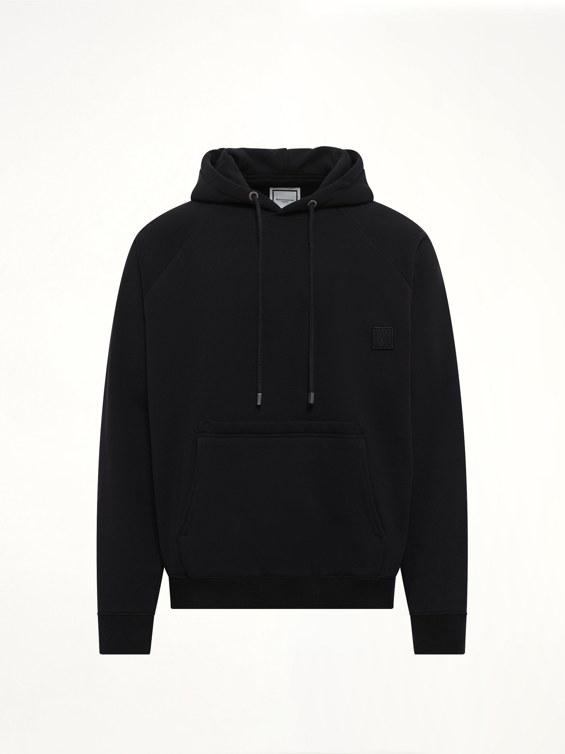 Back Print Hoodie in Black