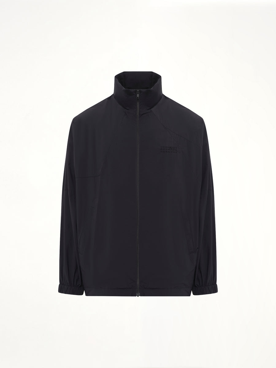 Crispy Thin Nylon Jacket in Black