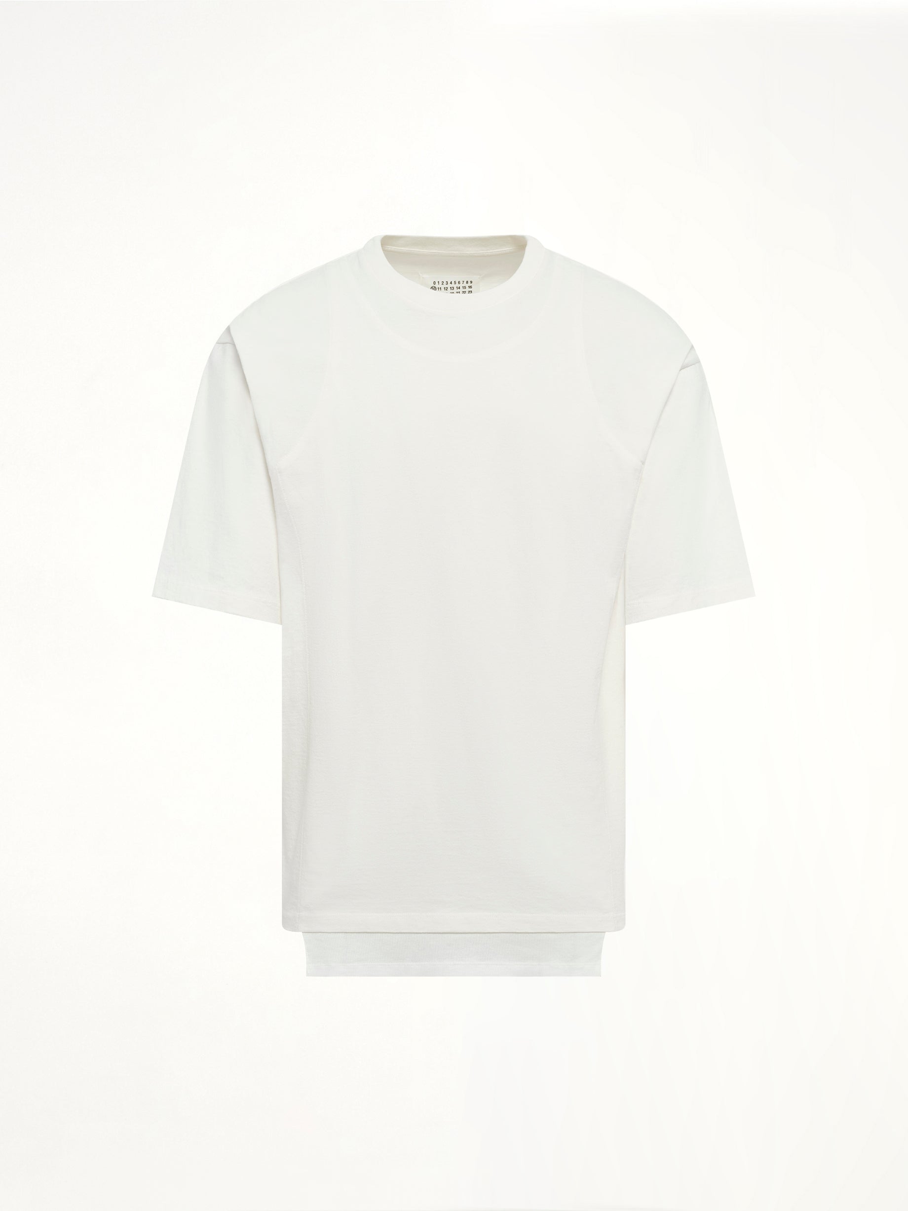 Double Layered T-Shirt in Off White