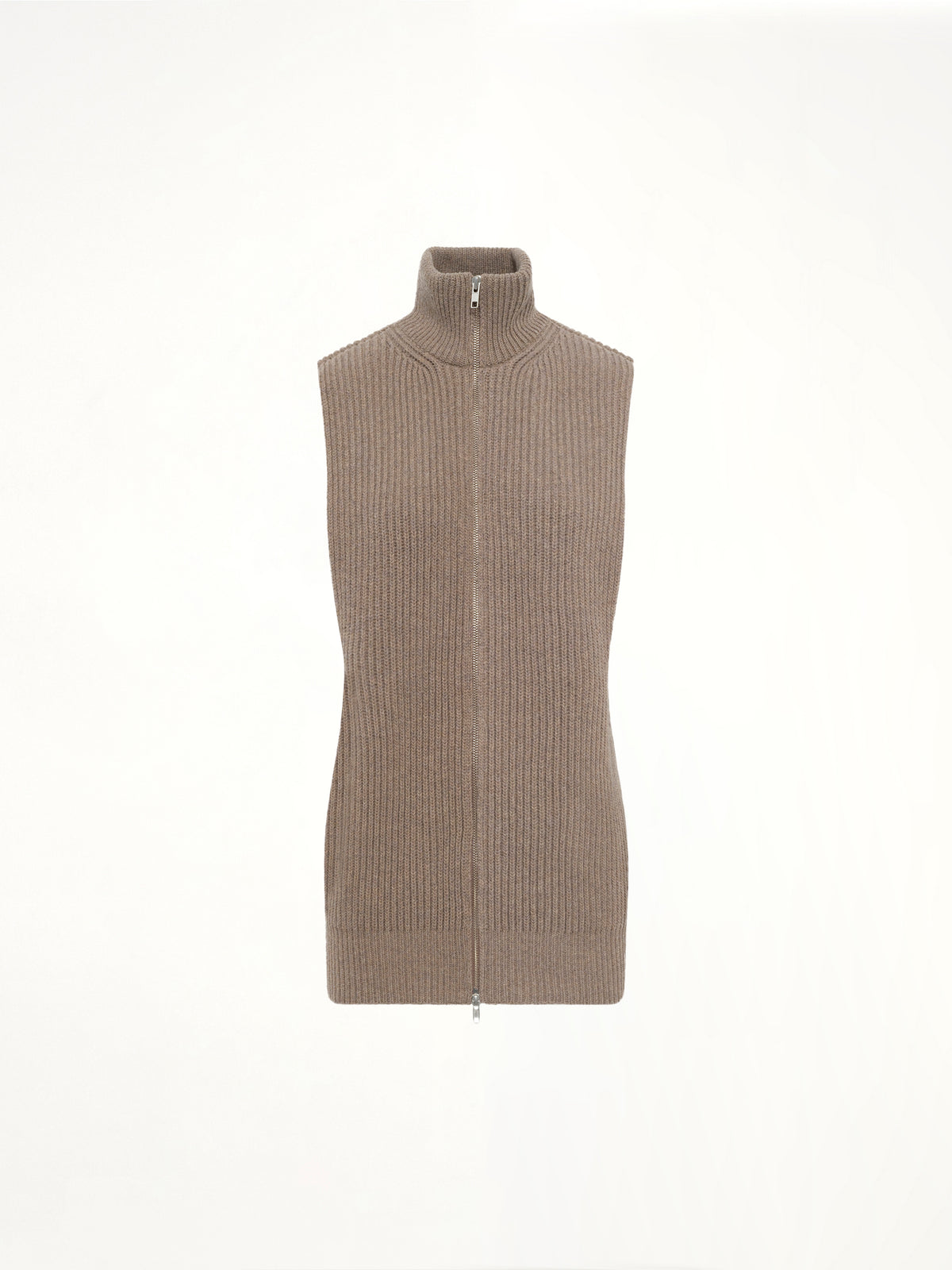 Gilet in Beige Melange