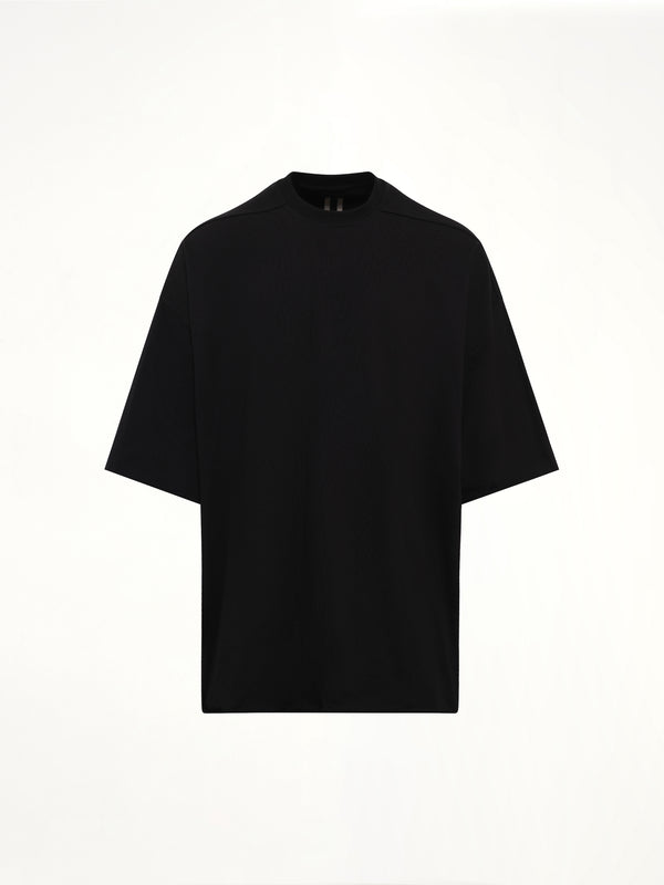 Heavy Jersey Tommy T-Shirt in Black