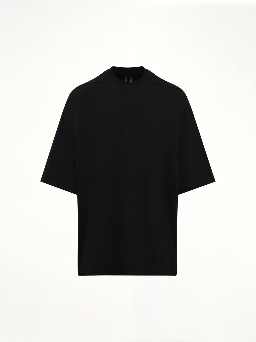 Heavy Jersey Tommy T-Shirt in Black
