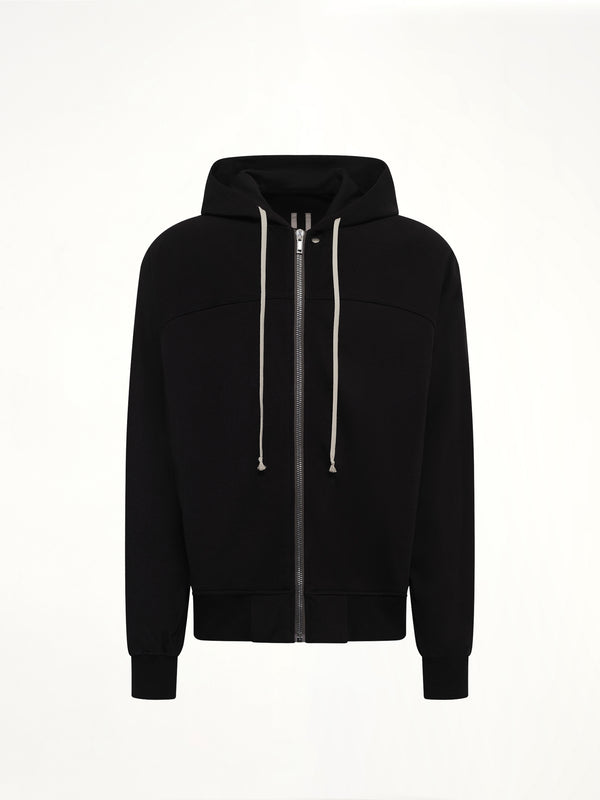 Heavy Jersey Windbreaker in Black