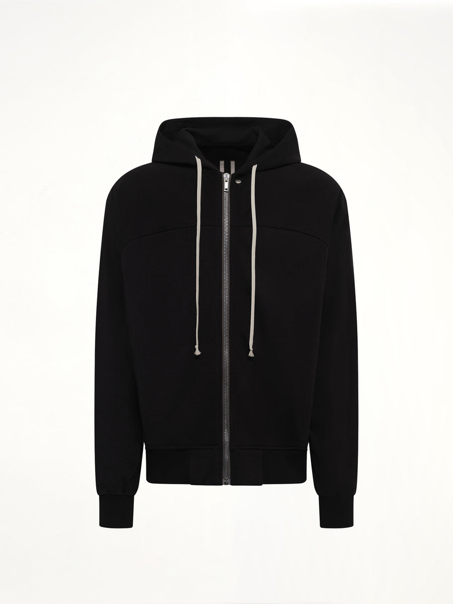 Heavy Jersey Windbreaker in Black