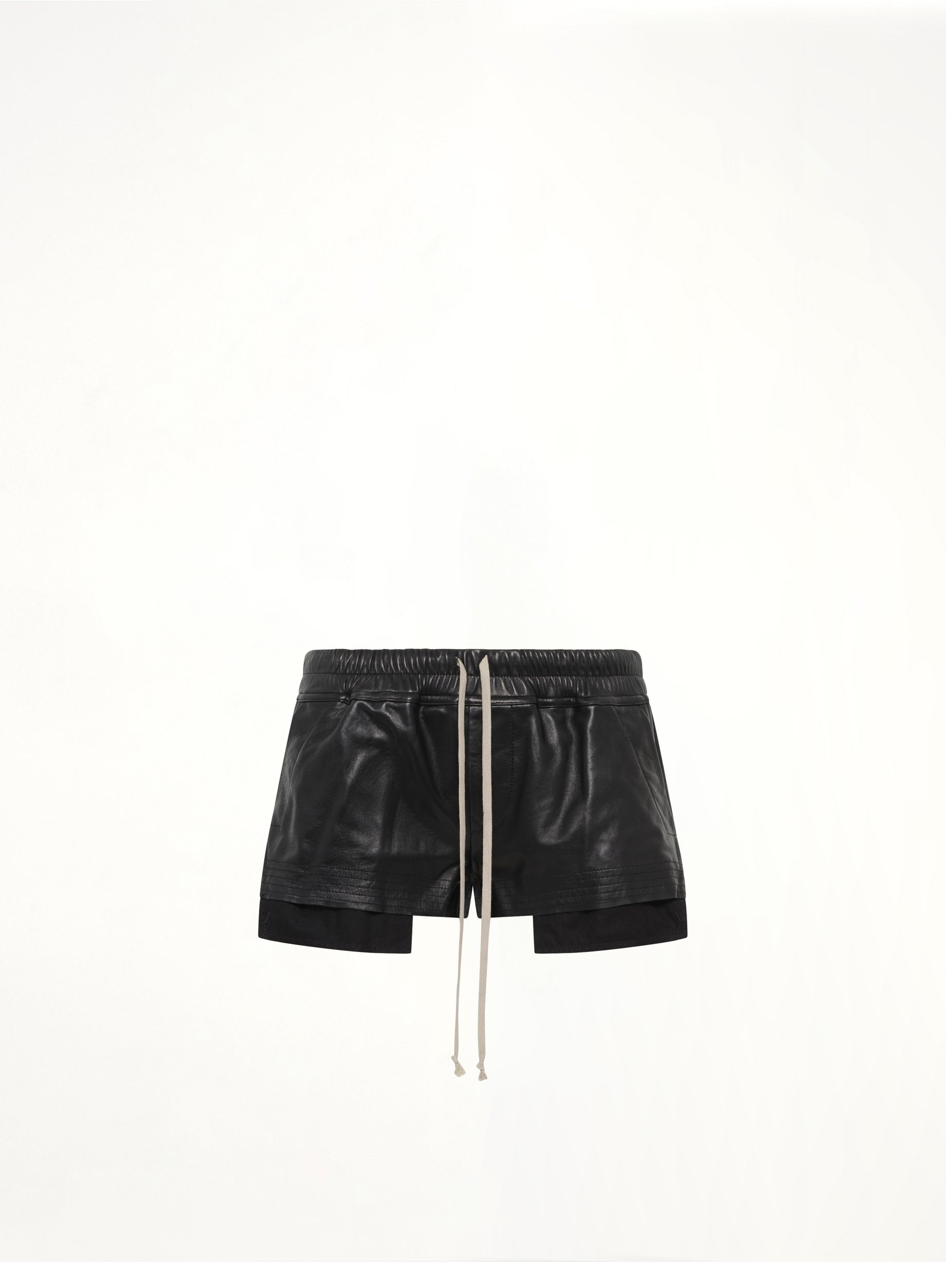 Lamb Leather FOG Boxers in Black