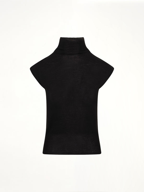 Lightweight Wool SL Turtle in Black