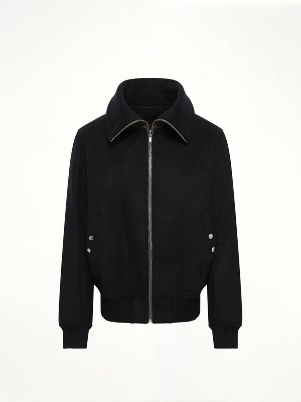 Melton Dracuflight Jacket in Black