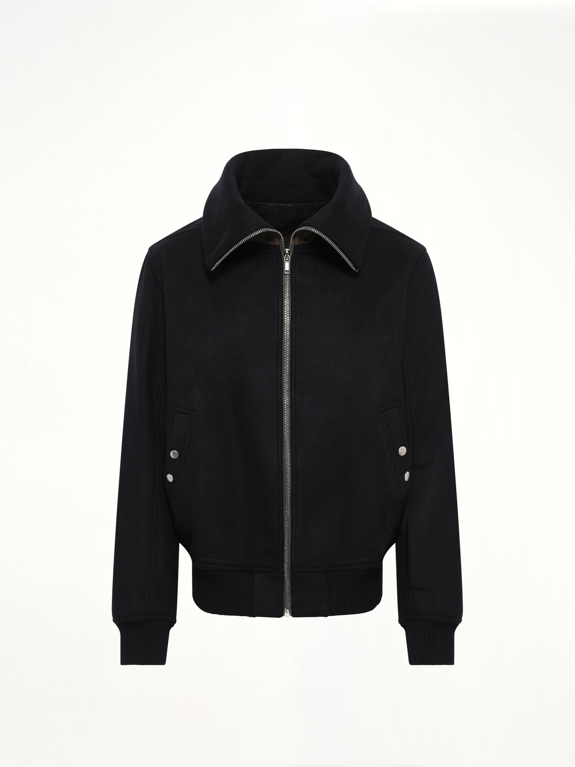 Melton Dracuflight Jacket in Black