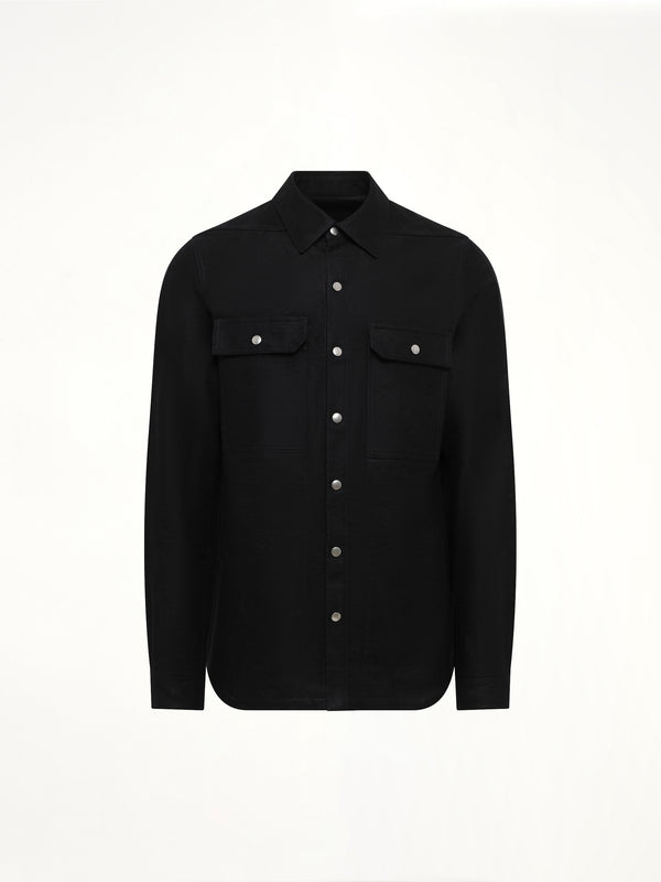 Moleskin Outershirt in Black