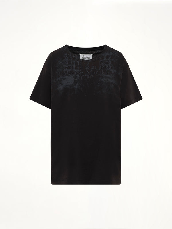 Numbers Regular T-Shirt in Carbon