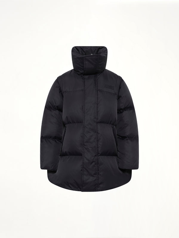 Nylon Puffer in Black