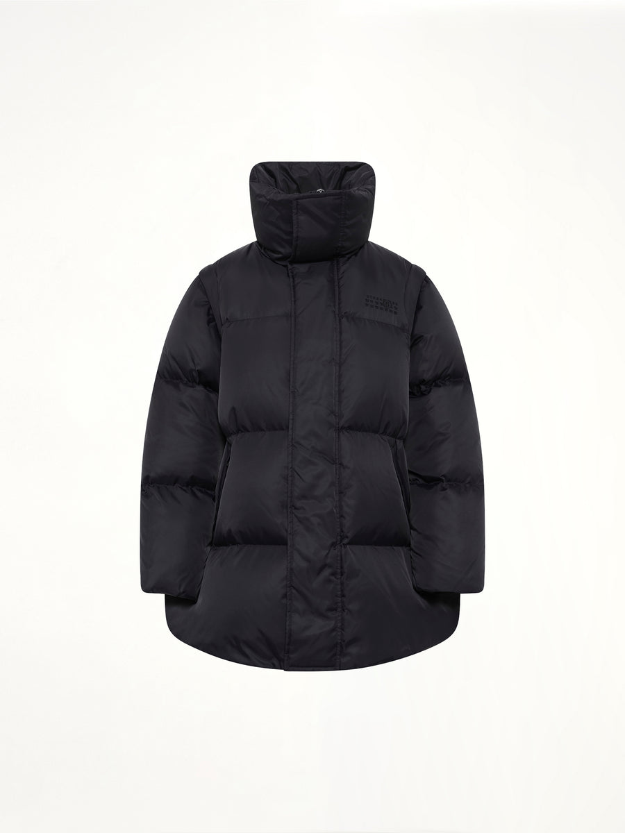 Nylon Puffer in Black