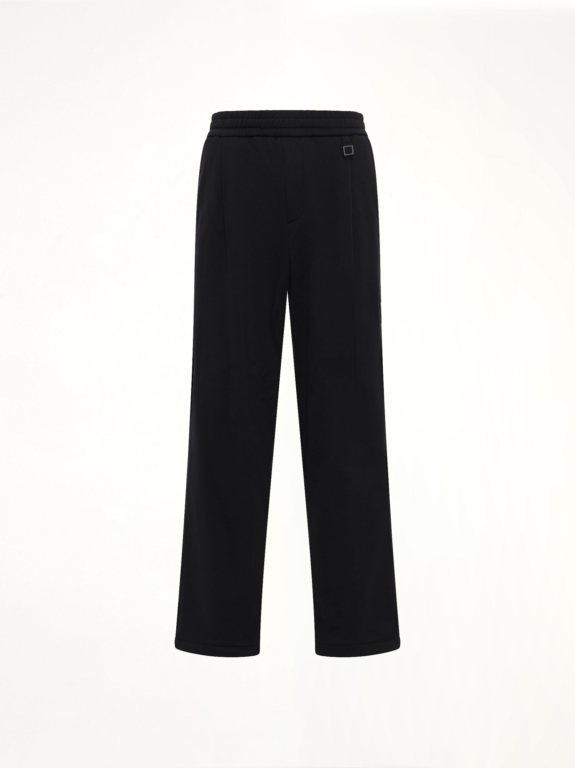 Pleated Sweatpants in Black