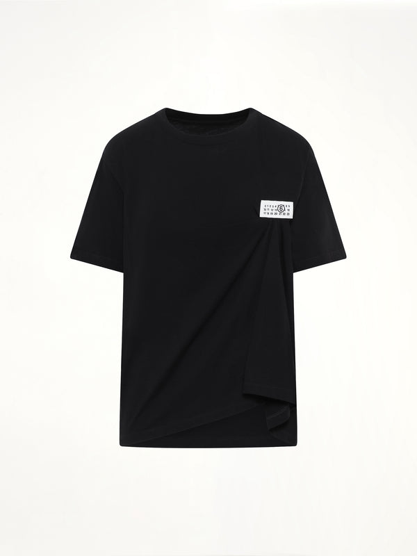 Short-Sleeved Top in Black