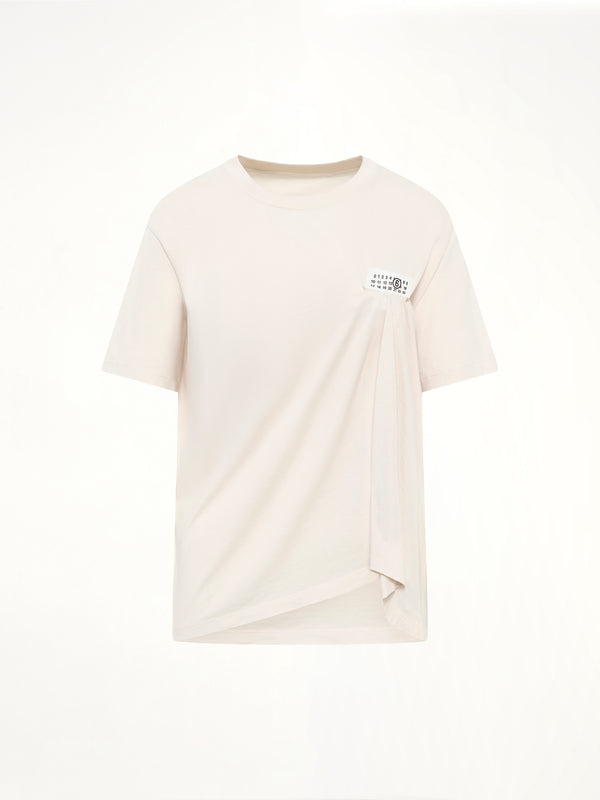 Short-Sleeved Top in Ecru