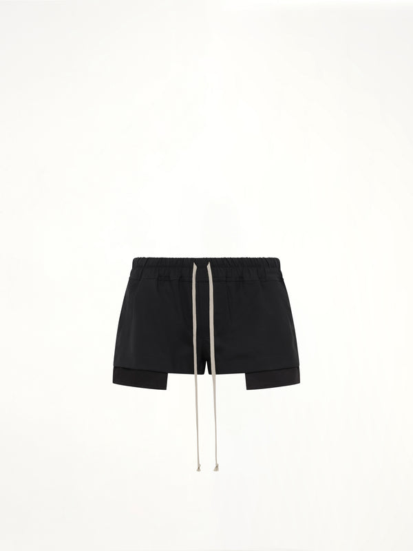 Woven Wool FOG Boxers in Black