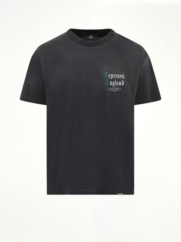 Private Members T-Shirt in Stained Black