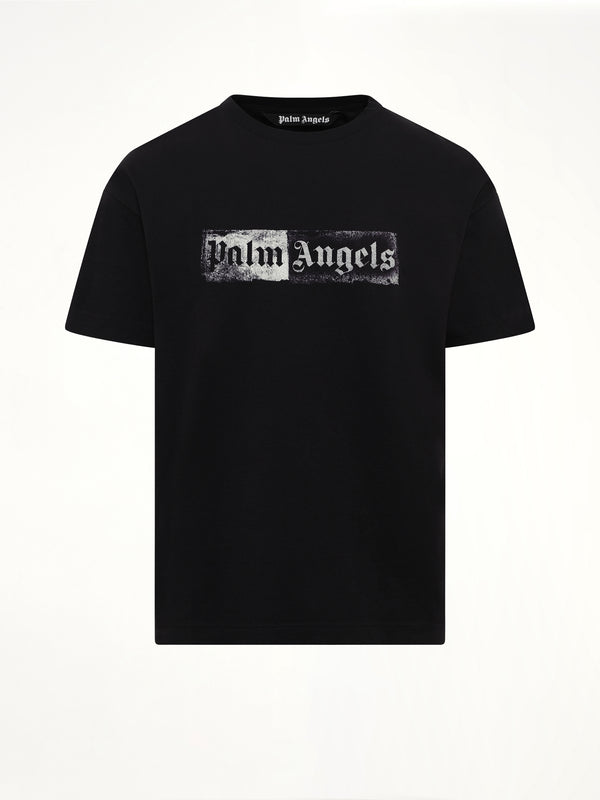 Stamp Logo Regular T-Shirt in Black/Off White