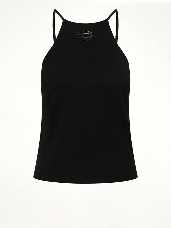 T-ELMA Tank Top in Black