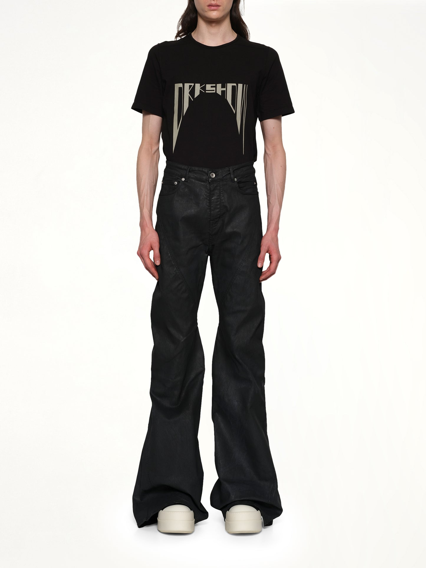 Bias Bootcut in Black Wax