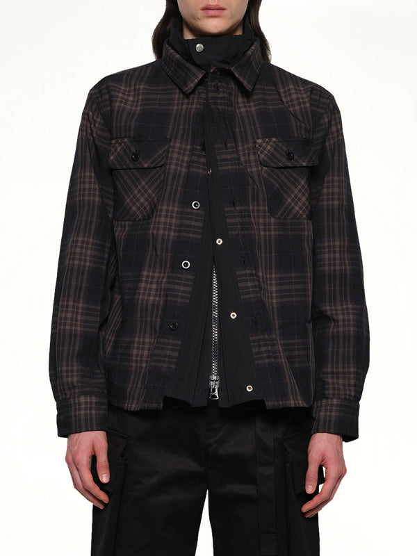 Plaid Shirt in Black