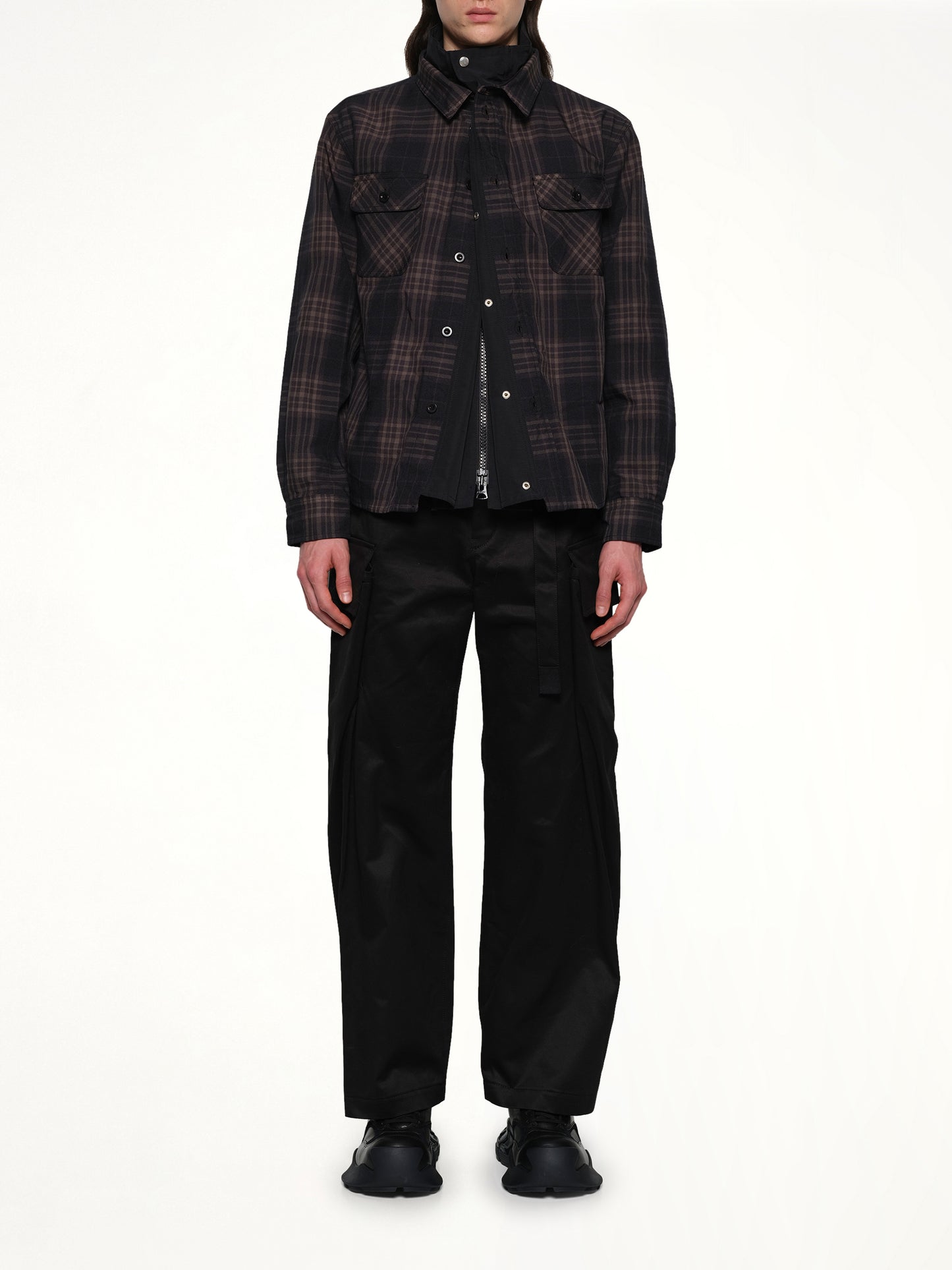 Plaid Shirt in Black