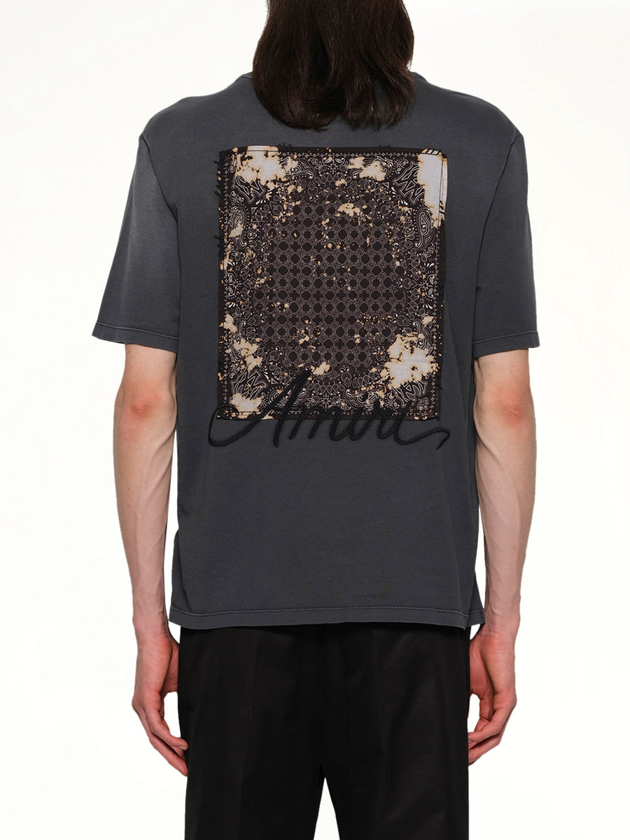 Bleach Bandana Patch T-Shirt in Black