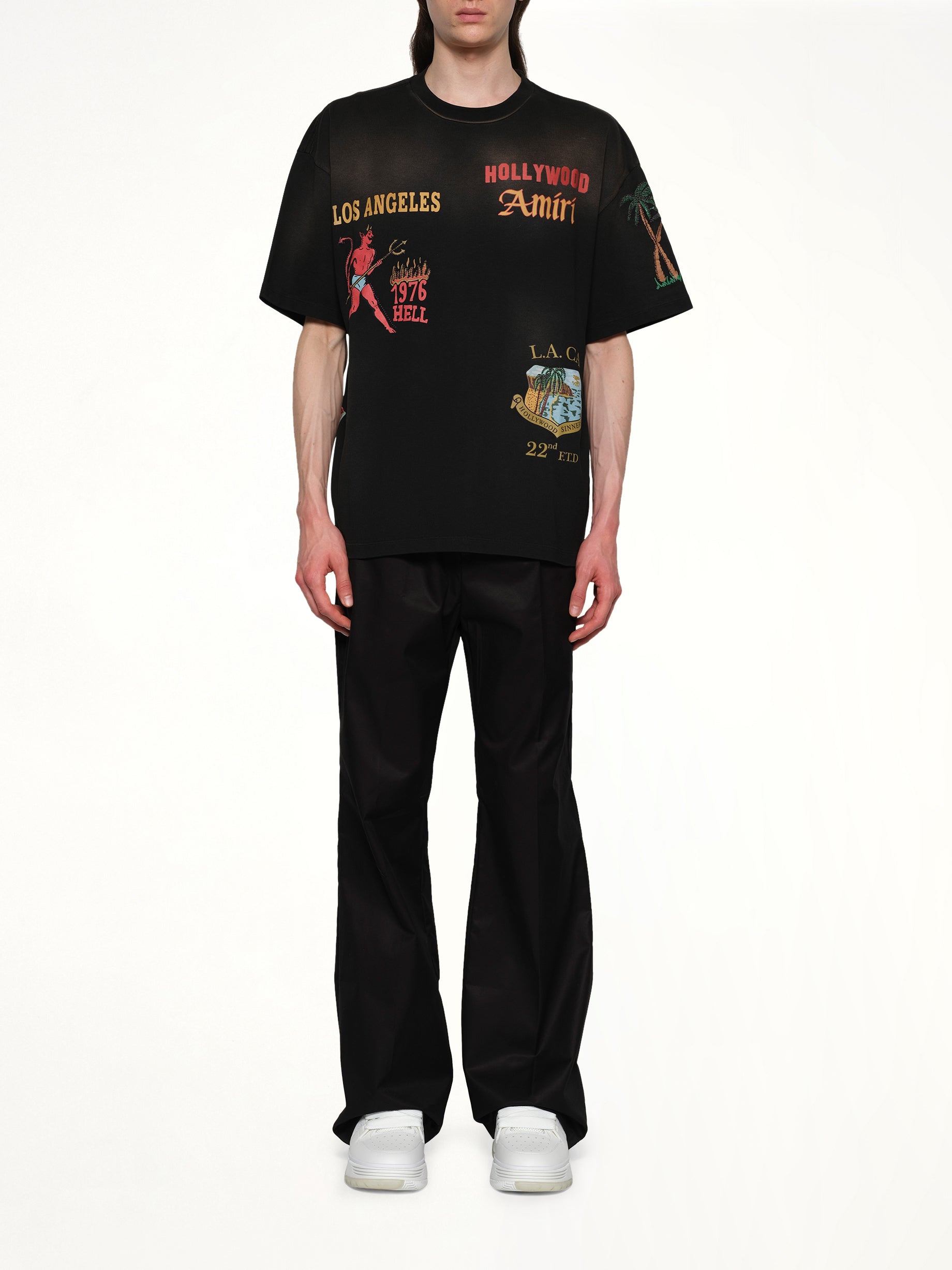 Sinners Oversized T-Shirt in Black