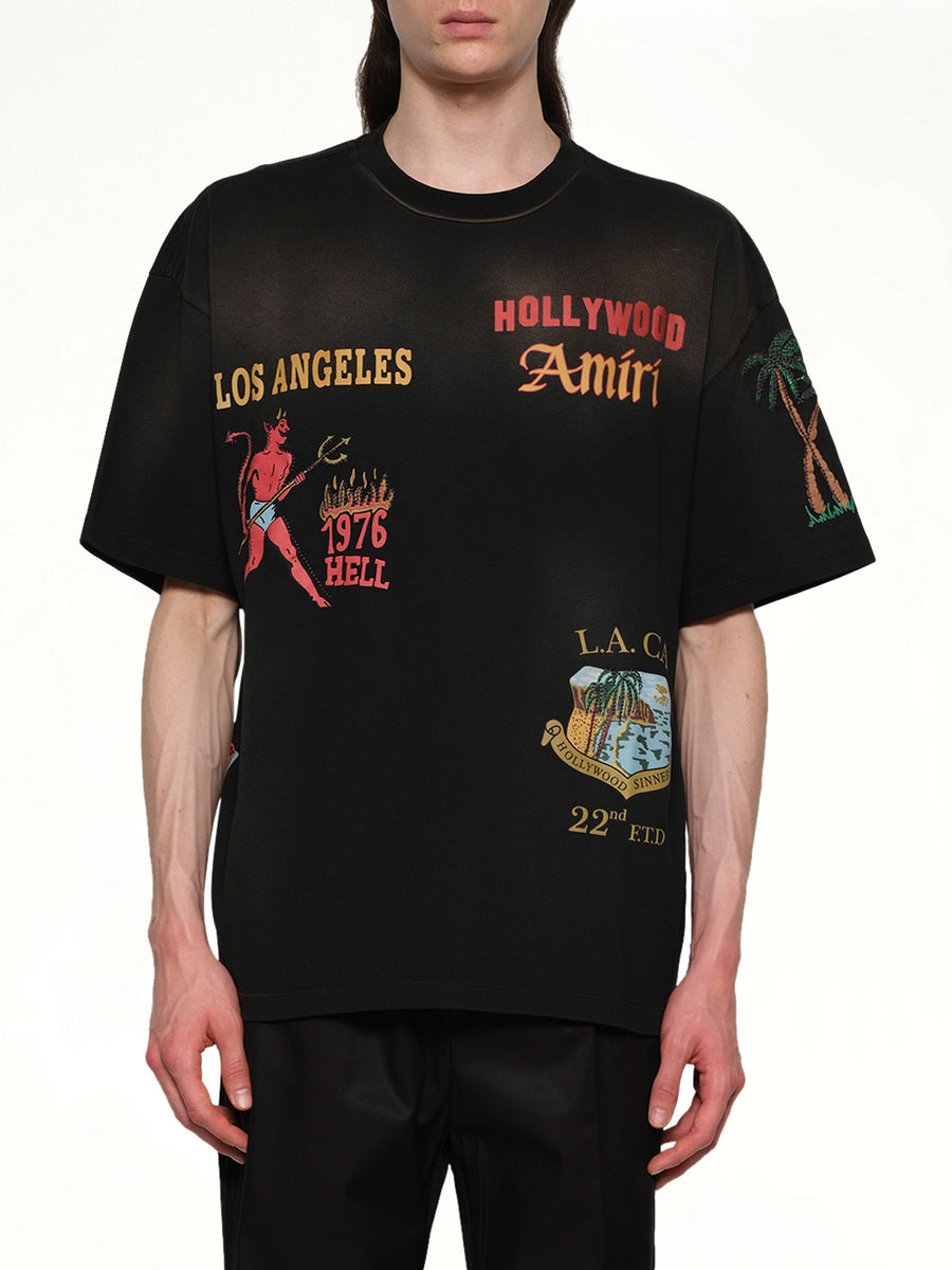 Sinners Oversized T-Shirt in Black