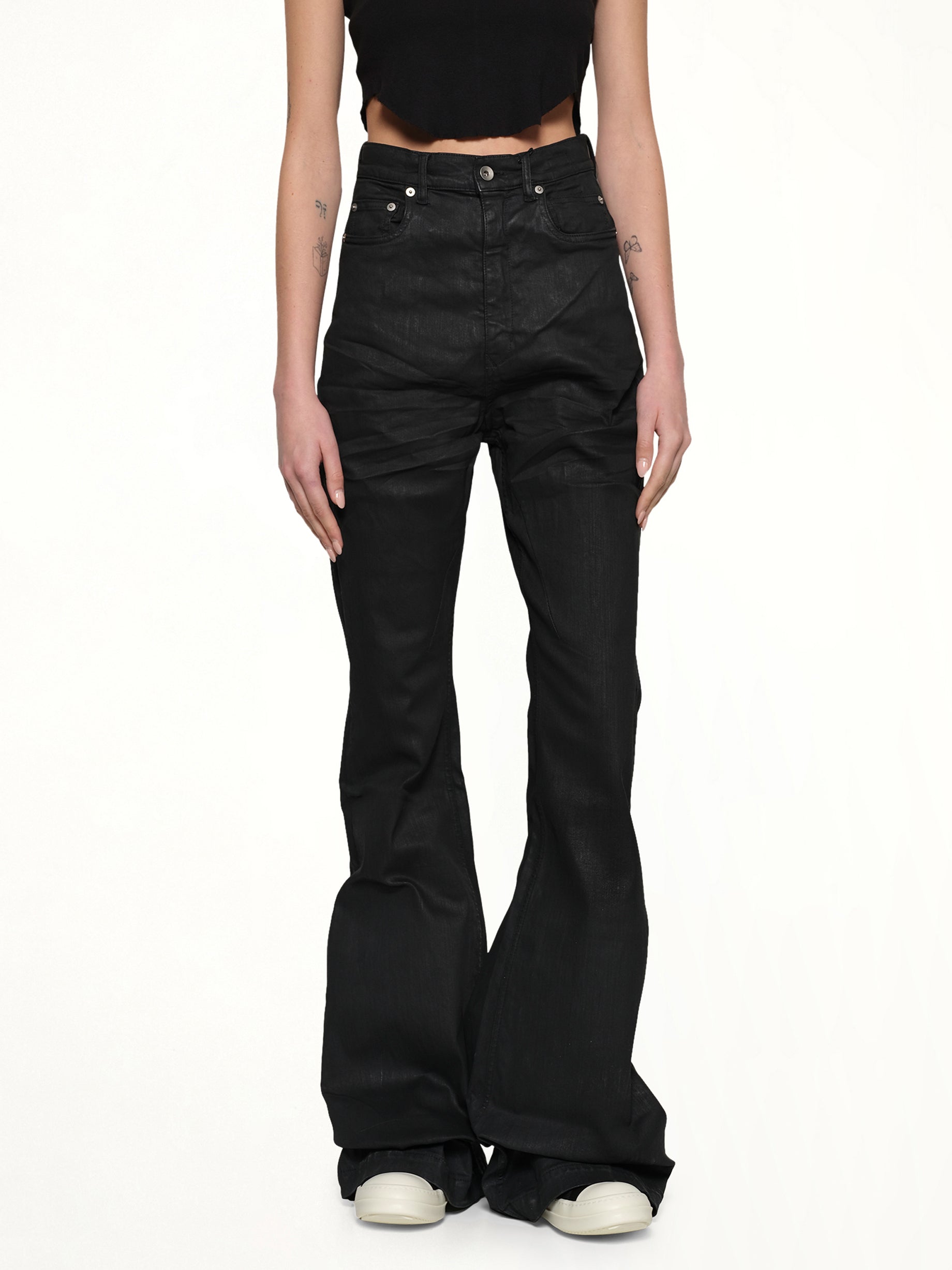 Bolan Bootcut in Black Wax