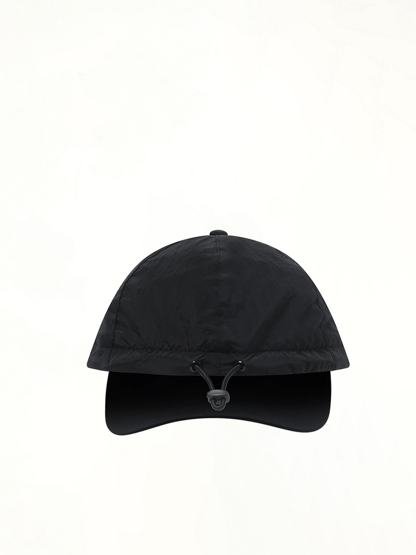 910001 Nylon Baseball Cap in Black